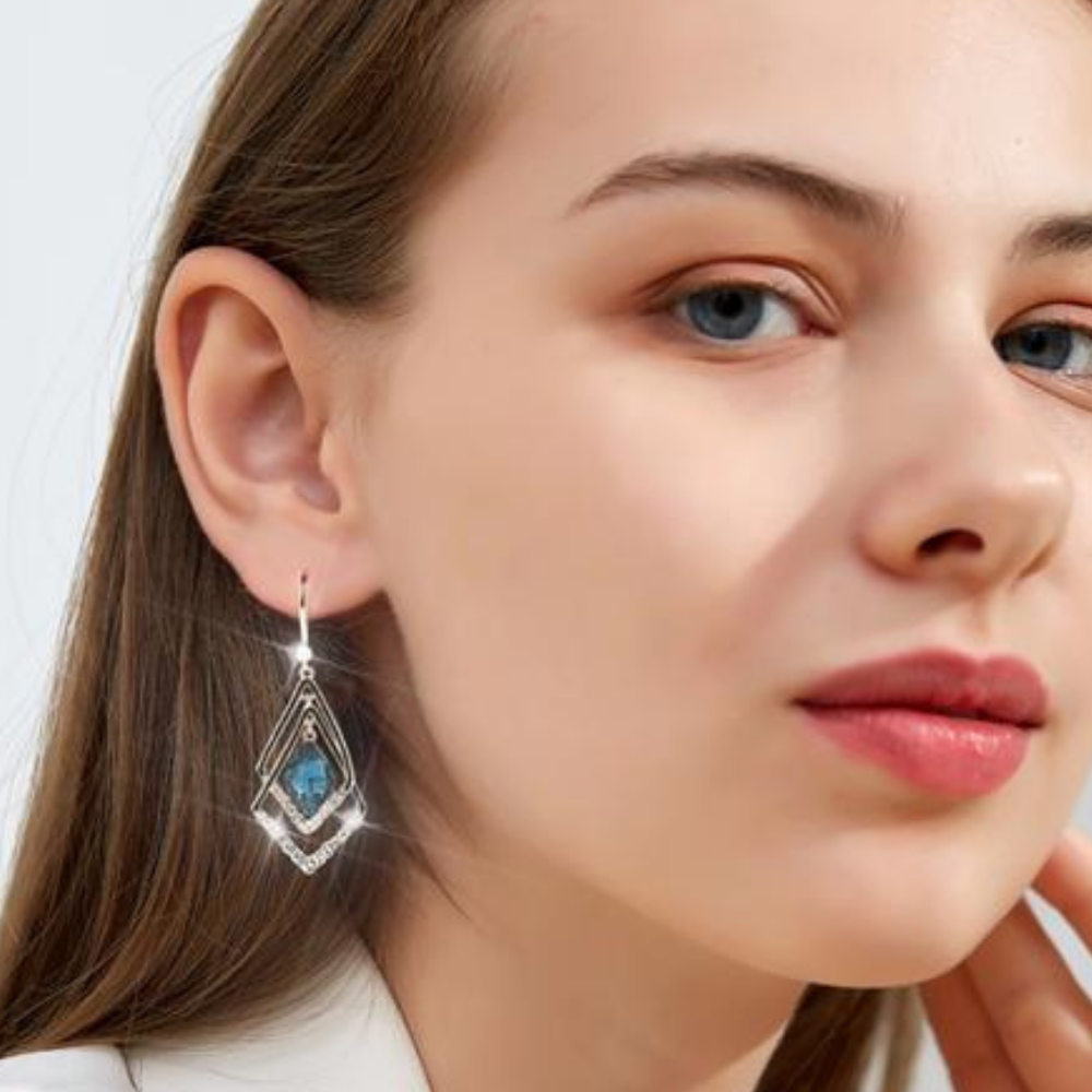 Sapphire Window Earrings™ | De mooiste edelsteen oorbellen