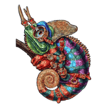 Animal Puzzle™ | Gedetailleerde houten dieren puzzel